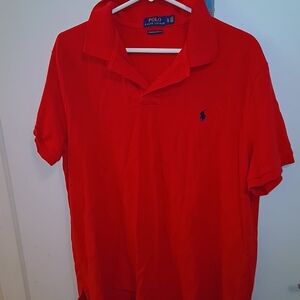 Men's Xl Ralph Lauren Red Polo Shirt